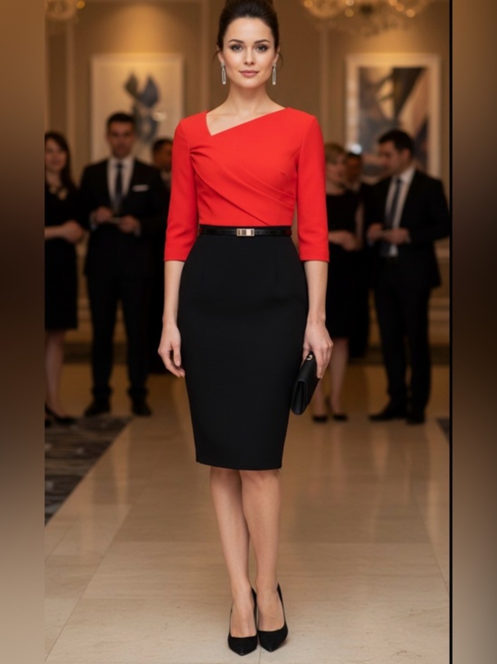 Calvin Klein Vibrant Red Apparel - Picture 1 of 7